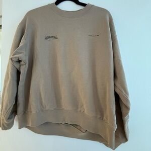 Uniqlo Tan Sweatshirt